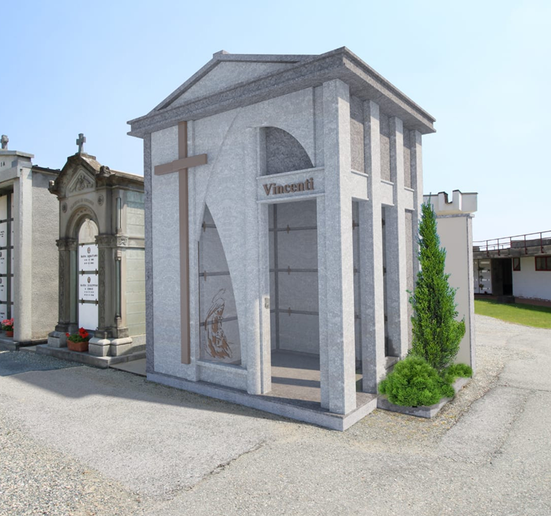 Progetto edicola funeraria - Studio Fulchero Saluzzo