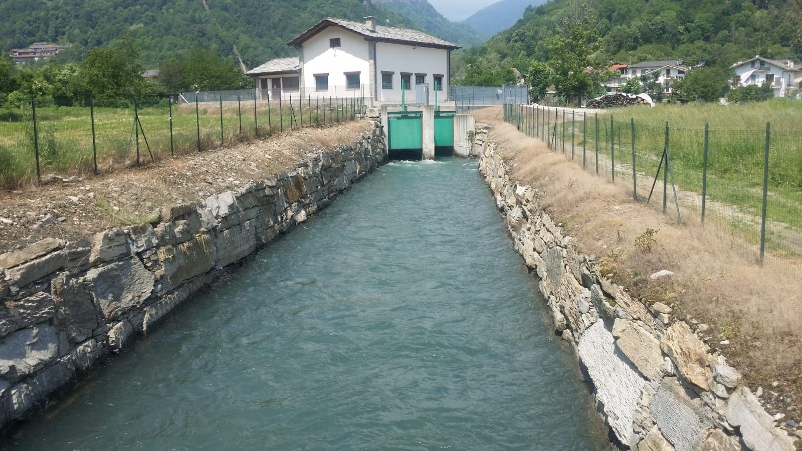 Progetto centrale idroelettrica - Fulchero Verzuolo